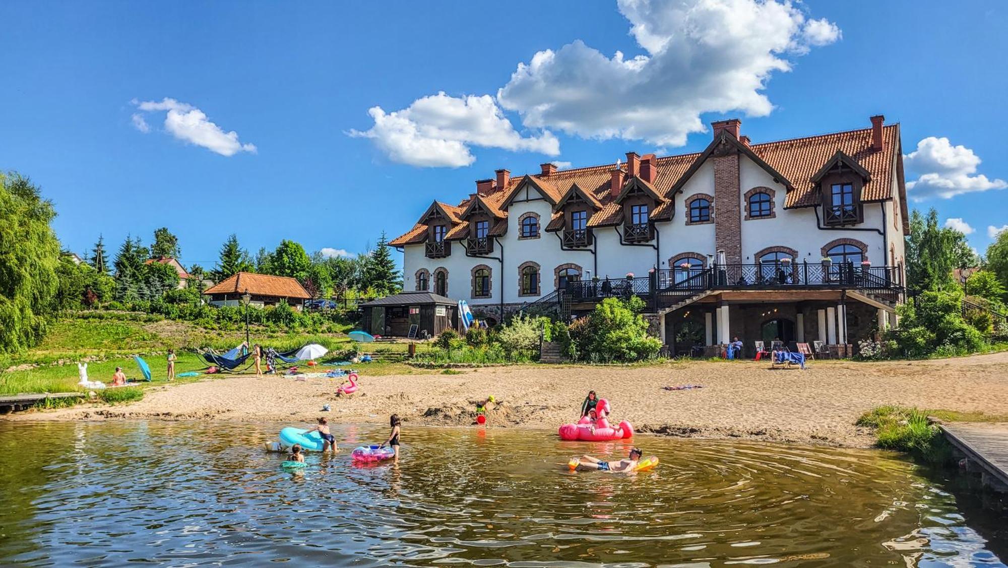 Folwark Lekuk Hotell Łękuk Mały Eksteriør bilde
